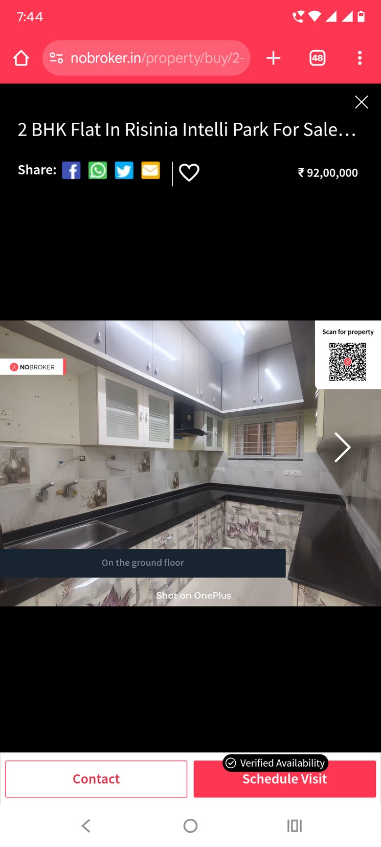 Kitchen, risinia-intelli-park 2 Bedroom 1208 Sq.Ft. Apartment In Bachupally Hyderabad 8185638