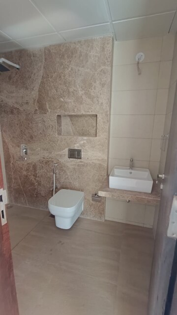 Bathroom in 3 BHK Apartment at Celestia Spaces, Sewri – for Rent