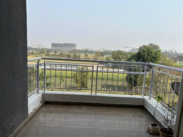 Balcony in 2 BHK Apartment at Woodsville township, Moshi – for Rent