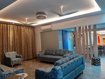 Living Room in 3 BHK Apartment at Clover Highlands, Kondhwa – for Rent
