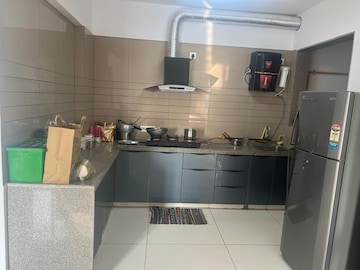 Kitchen in 3 BHK Apartment at Gala Orchid Sky, Shela – for Rent