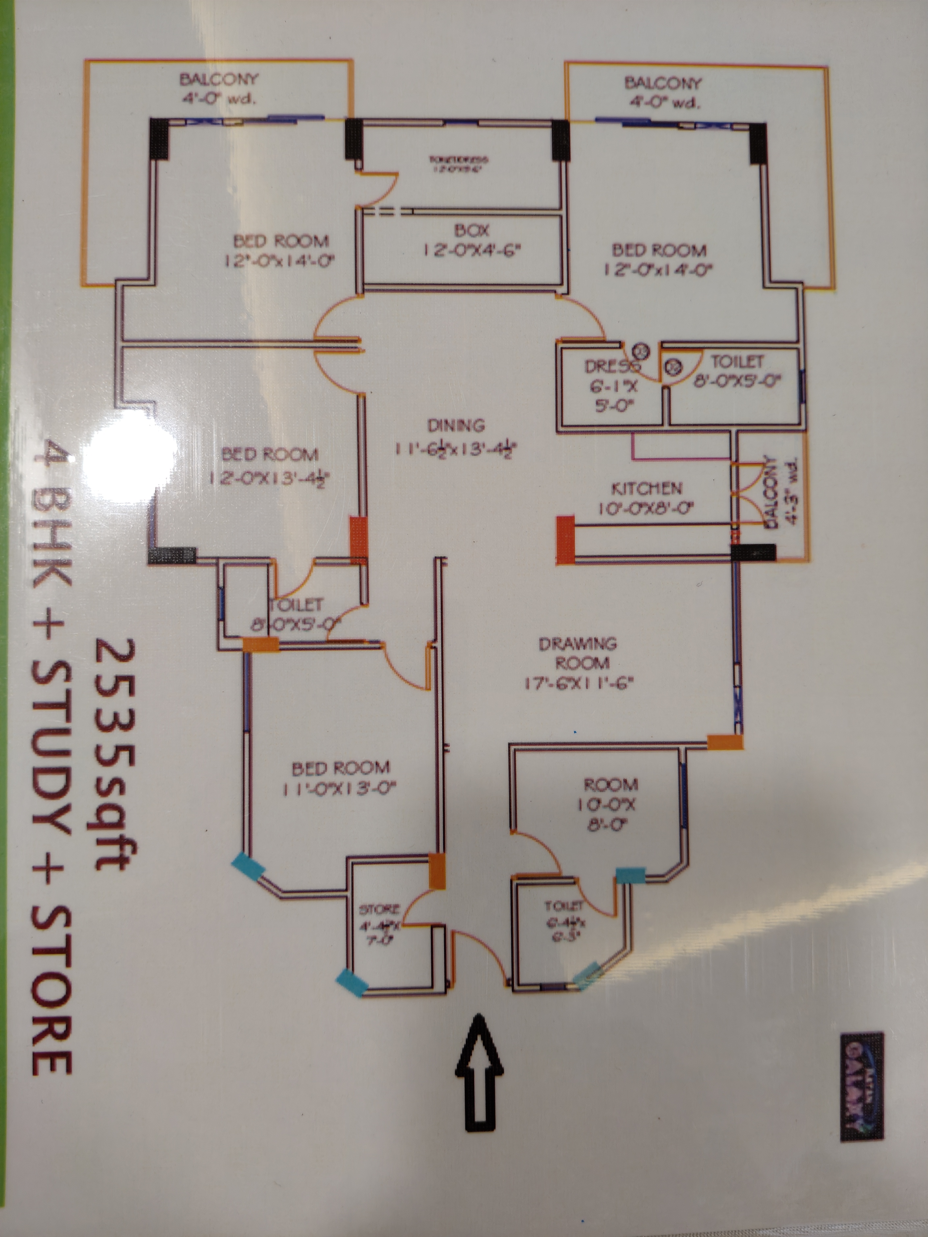 4 BHK + Pooja Room,Servant Room Apartment For Sale in Ratan Galaxy