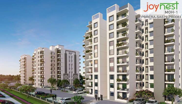 Exterior View, sushma-joynest-moh 3 Bedroom 1610 Sq.Ft. Apartment In Bir Chhat Chandigarh 8185939