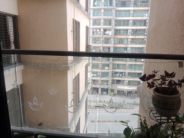 Balcony in 2.5 BHK Apartment at Shree Satya Shankar Residency, Manpada – for Sale