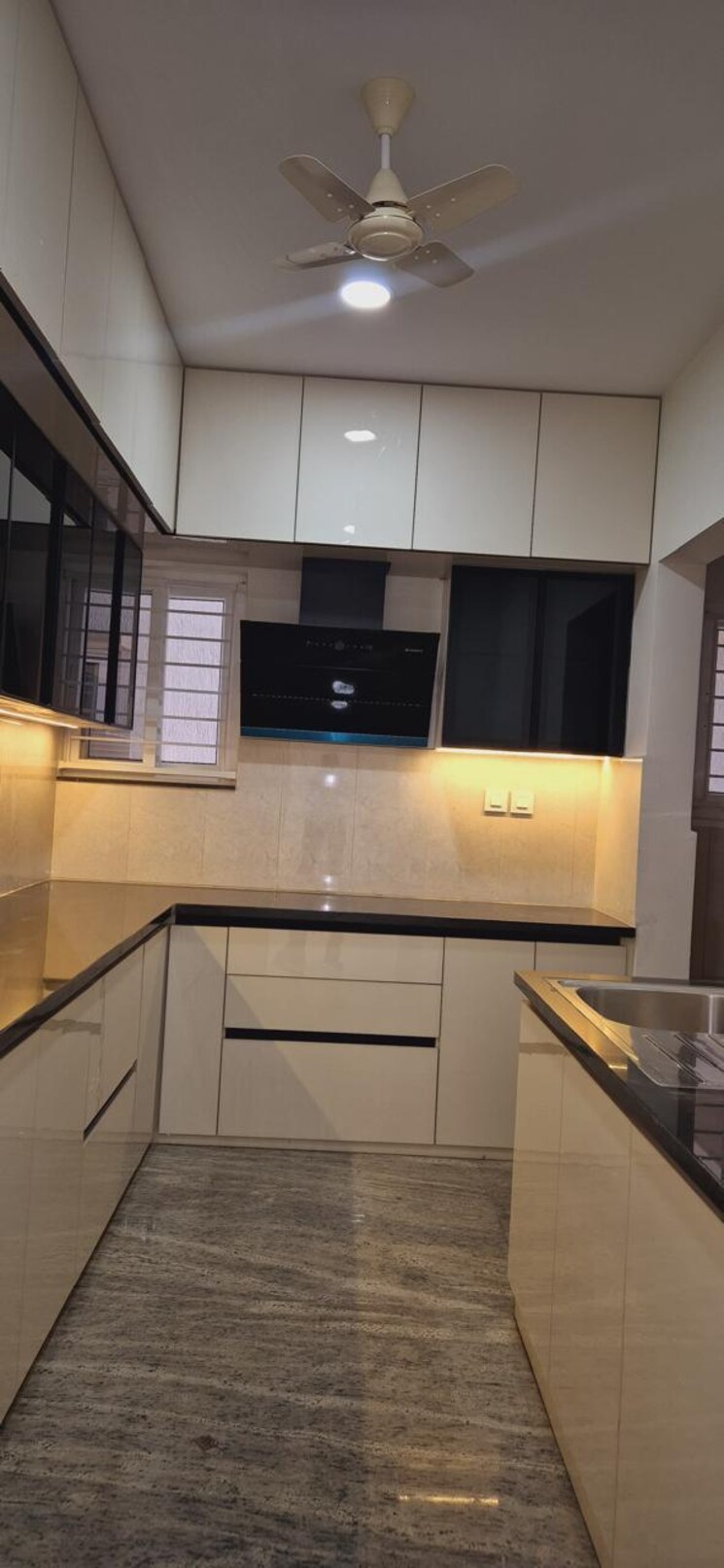 Kitchen, bollineni-bion 3 Bedroom 1855 Sq.Ft. Apartment In Kothaguda Hyderabad 8186339