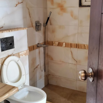 Bathroom in 3 BHK Builder Floor at Janakpuri – for Rent