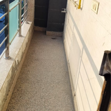 Balcony in 3 BHK Builder Floor at Janakpuri – for Rent