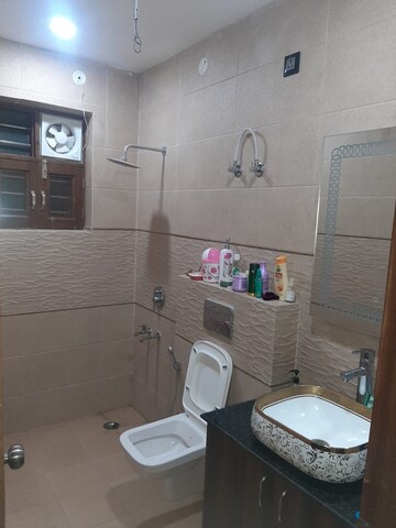 Bathroom in 3 BHK Builder Floor at Sainik Colony – for Sale
