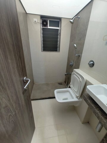 Bathroom in 2 BHK Apartment at Riddhi Garden, Malad East – for Rent
