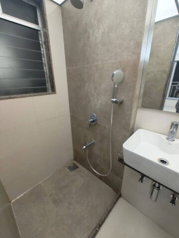Bathroom in 2 BHK Apartment at Riddhi Garden, Malad East – for Rent
