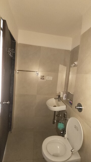 Bathroom in 1 BHK Apartment at Conwood Astoria, Goregaon East – for Rent