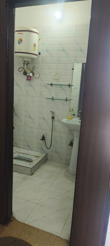 Bathroom in 2 BHK Builder Floor at Niti Khand – for Rent