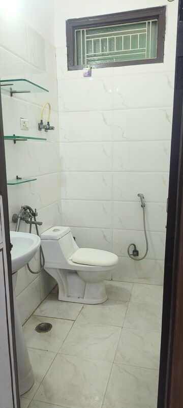 Bathroom in 2 BHK Builder Floor at Niti Khand – for Rent