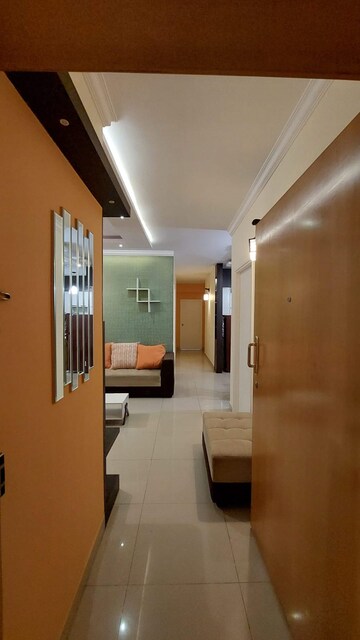 Living Room in 2.5 BHK Apartment at Mantri Webcity, Hennur – for Rent