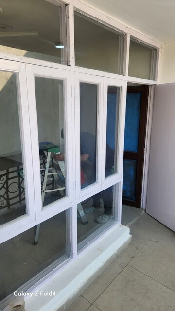 Balcony in 2 BHK Apartment at Parsvnath Majestic Floors, Vaibhav Khand – for Rent