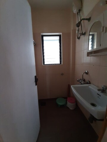 Bathroom in 1 BHK Apartment at Vasant Valley Complex, Malad East – for Rent