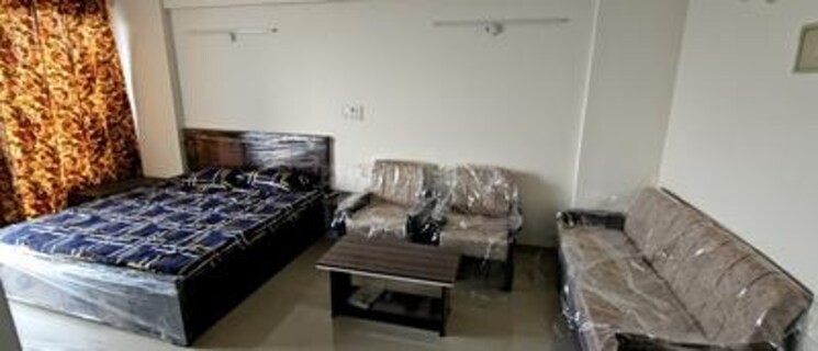 Living Room, chhatikara 1 RK 435 Sq.Ft. Apartment In Chhatikara Vrindavan 8187060