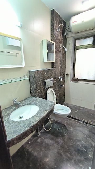 Bathroom in 2 BHK Apartment at Aristo Pearl Residency, Prabhadevi – for Rent