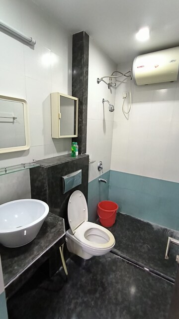 Bathroom in 2 BHK Apartment at Aristo Pearl Residency, Prabhadevi – for Rent