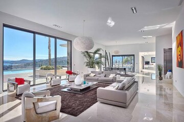 Living Room in 4 BHK Apartment at Paramount Grande, Sarusajai – for Rent
