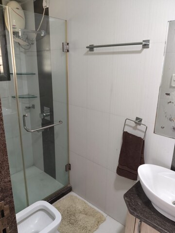 Bathroom in 2 BHK Apartment at Beach Heaven, Juhu – for Rent
