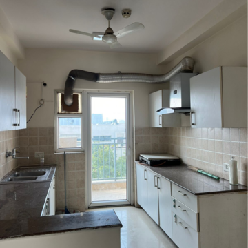 Kitchen in 3 BHK Apartment at Spaze Privy, Sector 72 – for Rent