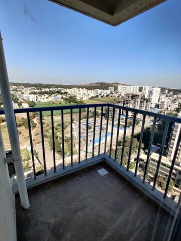 Balcony in 3 BHK Apartment at Vision Aristo, Ravet – for Rent