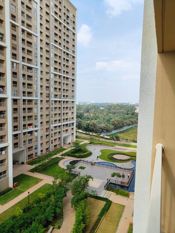 Balcony in 2 BHK Apartment at Sobha Dream Gardens, Thanisandra Main Road – for Rent