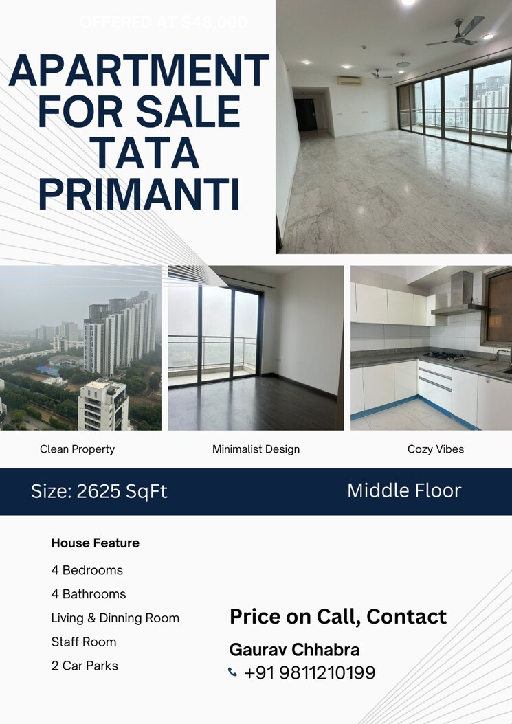 Kitchen, auram-floor 4 Bedroom 360 Sq.Yd. Builder Floor In South City 2 Gurgaon 8187527