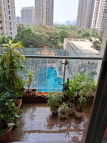 Balcony in 3 BHK Apartment at Lodha Luxuria Priva, Majiwada – for Sale
