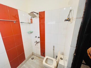 Bathroom in 3 BHK Builder Floor at Shakti Khand – for Rent