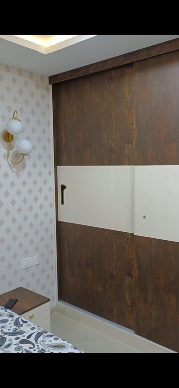 Bathroom in 2 BHK Apartment at Bhartiya Nikoo Homes Phase 2, Thanisandra Main Road – for Rent