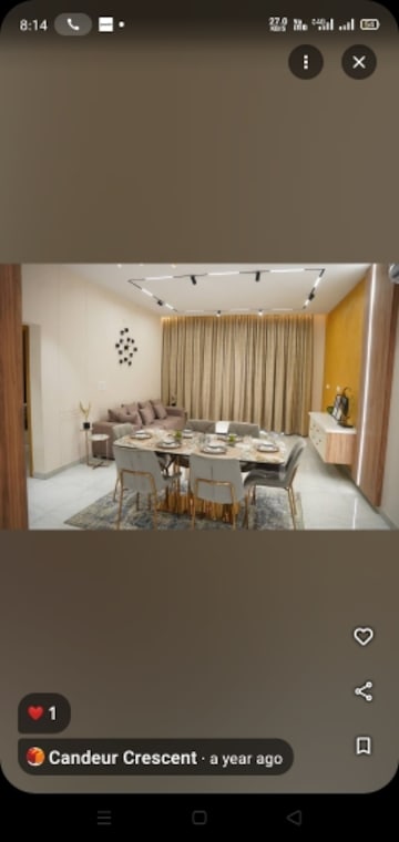 Bedroom in 3.5 BHK Apartment at Kukatpally – for Sale