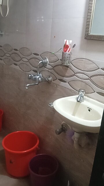 Bathroom in 1 BHK Apartment at Poonam Enclave, Goregaon East – for Rent