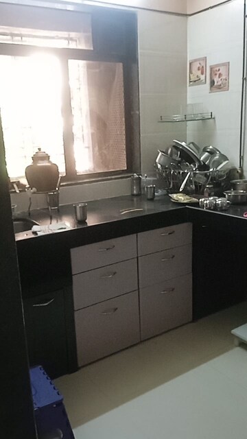 Kitchen in 1 BHK Apartment at Poonam Enclave, Goregaon East – for Rent