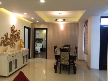 Living Room in 3 BHK Apartment at Dhakoli Village – for Sale