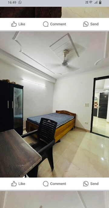 Living Room in 1 BHK Builder Floor at Saket – for Rent