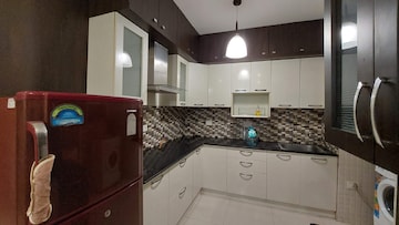 Kitchen in 3 BHK Apartment at Mantri Webcity, Hennur – for Rent