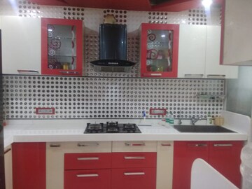 Kitchen in 3 BHK Apartment at Cosmopolis Tower, Andheri West – for Rent