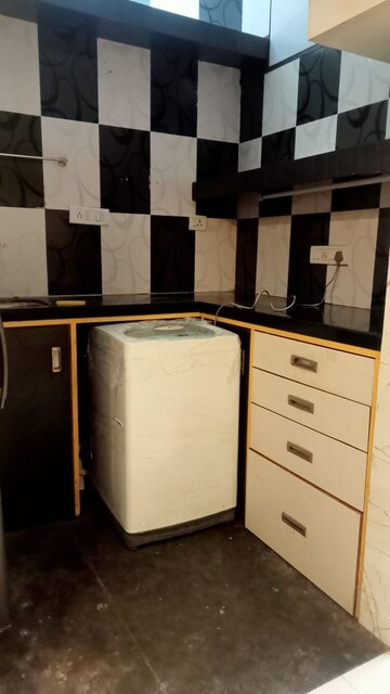 Kitchen in 1 RK Apartment at Piccadilly 1 CHS, Goregaon East – for Rent