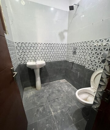 Bathroom in 3 BHK Builder Floor at Dhakoli Village – for Sale