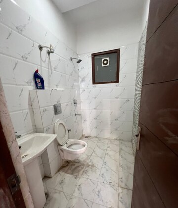 Bathroom in 3 BHK Builder Floor at Dhakoli Village – for Sale