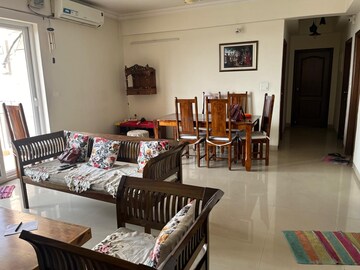Living Room in 3 BHK Apartment at DLH Legacy, Juhu – for Rent