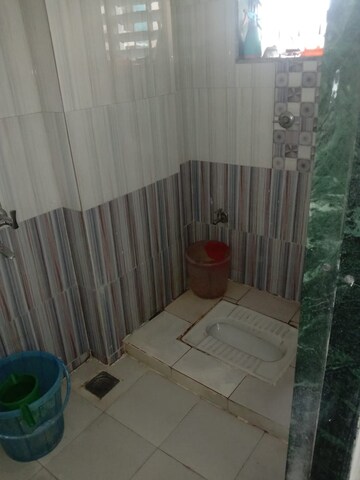 Bathroom in 1 BHK Apartment at Kopar Khairane – for Rent