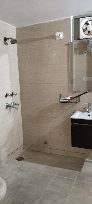 Attached Bathroom in 3 BHK Apartment at Sector 12 Dwarka – for Rent