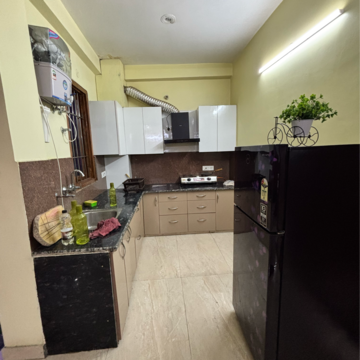 Kitchen in 2 BHK Independent House at Delta I Greater Noida – for Rent