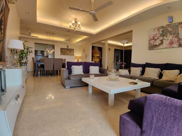 Living Room in 3.5 BHK Apartment at Nyati Wind Chimes, Undri – for Rent