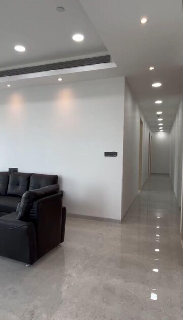 Living Room in 3 BHK Apartment at Lodha World View, Worli – for Rent