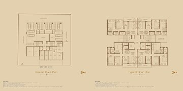 Floor Plan in 2 BHK Apartment at Experio Platinum Elysium, Sector 29 Nerul – for Sale