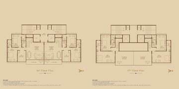 Floor Plan in 2 BHK Apartment at Experio Platinum Elysium, Sector 29 Nerul – for Sale